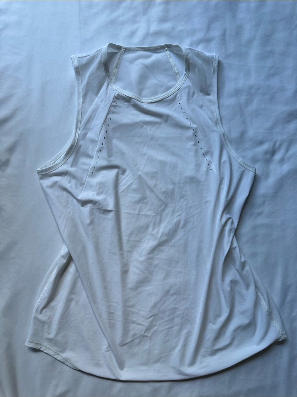Lululemon Women's White Lightweight Racerback Tank Top